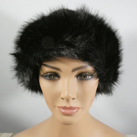 Elegant! Fabuloubs Fashionable Faux Fur Black Warm Hat main image 9